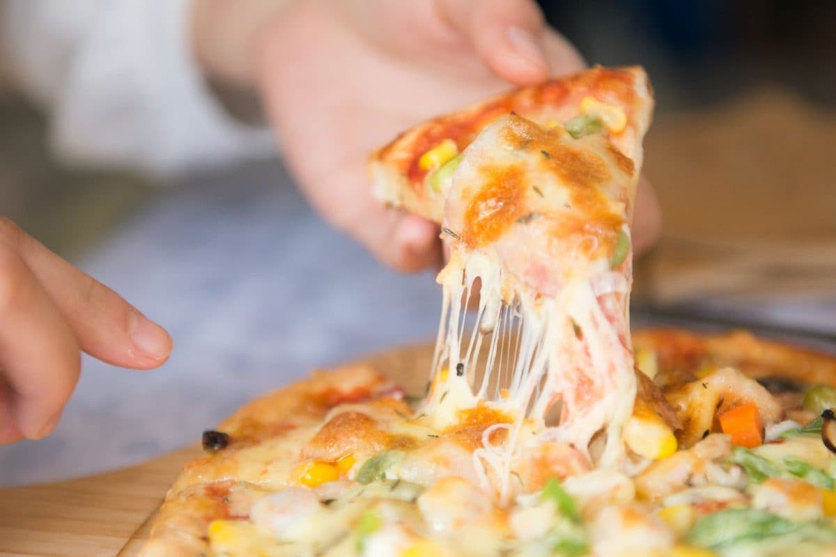A slice pulled